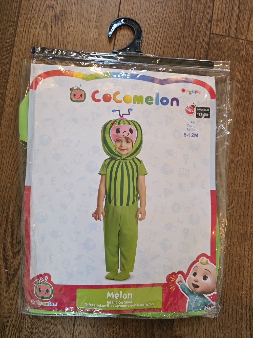 CoComelon Melon Infant Halloween Costume - Green (6-12M)